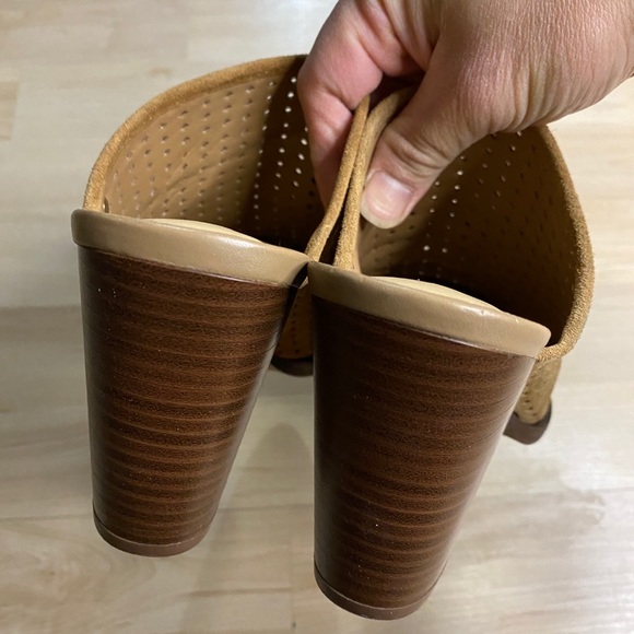 Sam Edelman Bates Leather Suede Mule size 6 - Picture 2 of 5